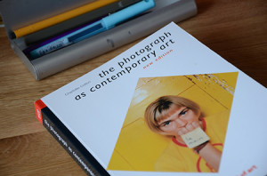 The Photograph as contemporary art book lying on a desk
